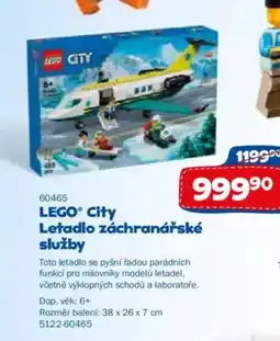 Sparkys LEGO® City Letadlo záchranářské služby nabídka