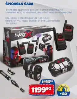 Sparkys Špiónská sada nabídka