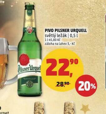 Penny Market Pivo pilsner urquell nabídka