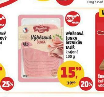 Penny Market Výběrová šunka nabídka