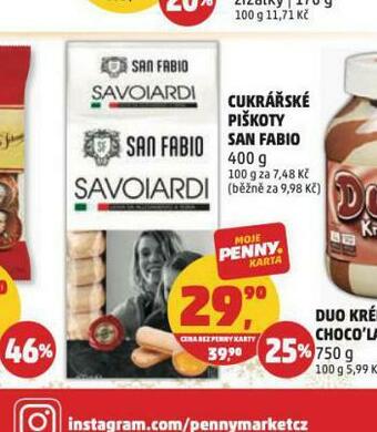Penny Market Cukrářské piškoty san fabio nabídka