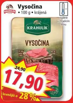 Norma Vysočina nabídka