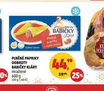 Penny Market Plněné papriky dobroty babičky kláry nabídka