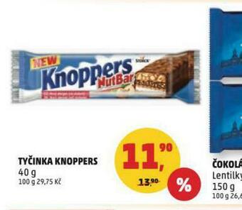 Penny Market Tyčinka knoppers nabídka
