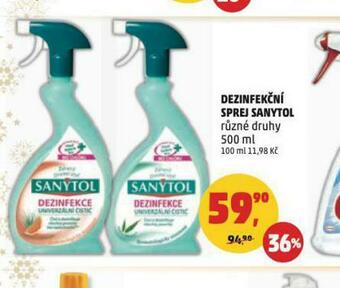 Penny Market Sanytol dezinfekční sprej nabídka