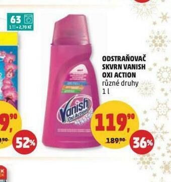 Penny Market Vanish oxi action odstraňovač skvrn nabídka