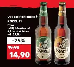 Kaufland Pivo velkopopovický kozel nabídka