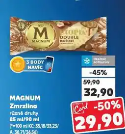 Kaufland Zmrzlina magnum nabídka
