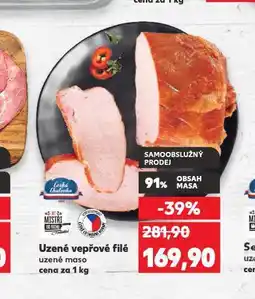 Kaufland Uzené vepřové filé nabídka