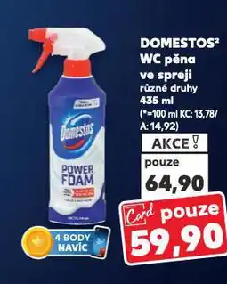 Kaufland Domestos wc pěna nabídka