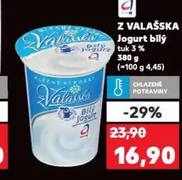 Kaufland Smetanový jogurt z valašska nabídka