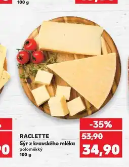 Kaufland Raclette sýr nabídka