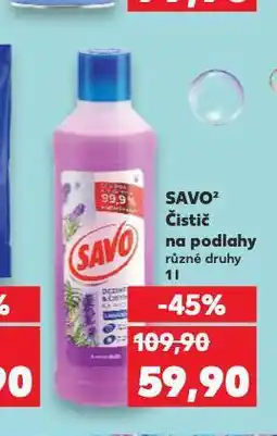 Kaufland Savo čistič na podlahy nabídka