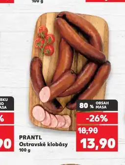 Kaufland Ostravské klobásy nabídka