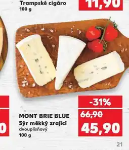Kaufland Mont brie blue sýr nabídka
