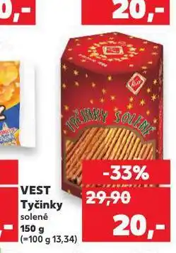 Kaufland Vest krekry nabídka