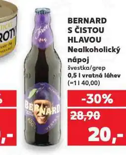 Kaufland Pivo bernard nealko nabídka