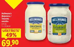 Lidl Hellmann's Majonéza/Tatarská omáčka, 625 ml nabídka