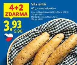 Lidl Vita rohlík, 60 g nabídka