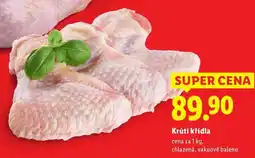 Lidl Krůtí křídla, cena za 1 kg nabídka