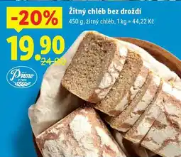 Lidl Žitný chléb bez droždí, 450 g nabídka