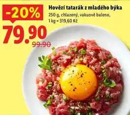 Lidl Hovězí tatarák z mladého býka, 250 g nabídka