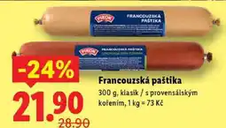 Lidl Francouzská paštika, 300 g nabídka
