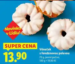 Lidl Věneček s fondánovou polevou, 70 g nabídka