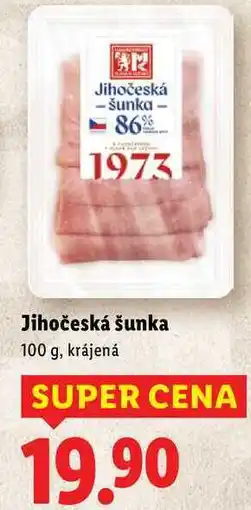 Lidl Jihočeská šunka, 100 g nabídka