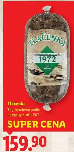 Lidl Tlačenka, 1 kg nabídka