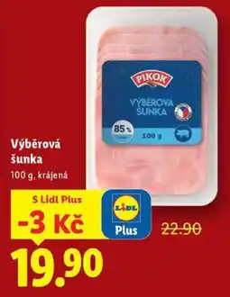 Lidl Výběrová šunka, 100 g nabídka