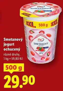 Lidl Smetanový jogurt ochucený, 500 g nabídka