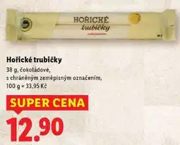Lidl Hořické trubičky, 38 g nabídka