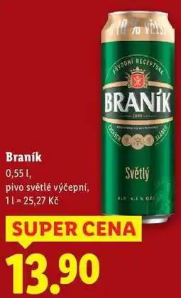 Lidl Braník, 0,55 l nabídka