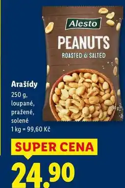 Lidl Arašídy, 250 g nabídka