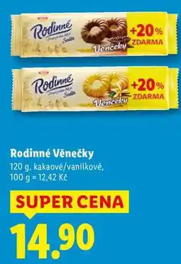 Lidl Rodinné Věnečky, 120 g nabídka