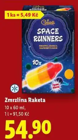 Lidl Zmrzlina Raketa, 10x 60 ml nabídka