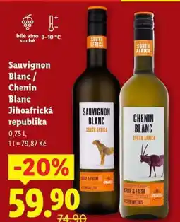 Lidl Sauvignon Blanc/Chenin Blanc Jihoafrická republika, 0,75 l nabídka