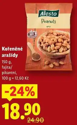 Lidl Kořeněné arašídy, 150 g nabídka