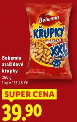Lidl Bohemia arašídové křupky, 260 g nabídka
