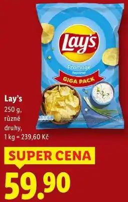 Lidl Lay's, 250 g nabídka