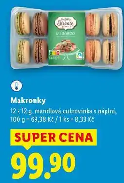 Lidl Makronky, 12x 12 g nabídka