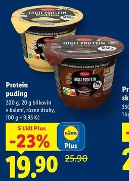 Lidl Protein puding, 200 g nabídka