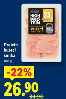 Lidl Protein kuřecí šunka, 100 g nabídka