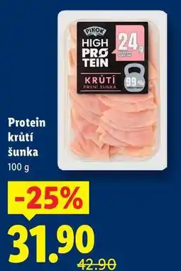 Lidl Protein krůtí šunka, 100 g nabídka