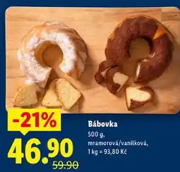 Lidl Bábovka, 500 g nabídka