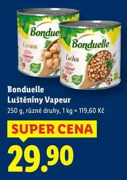 Lidl Bonduelle Luštěniny Vapeur, 250 g nabídka