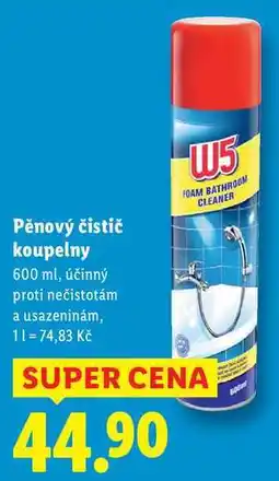 Lidl Pěnový čistič koupelny, 600 ml nabídka