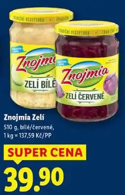 Lidl Znojmia Zelí, 510 g nabídka