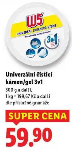 Lidl Univerzální čisticí kámen/gel 3v1, 300 g a další nabídka